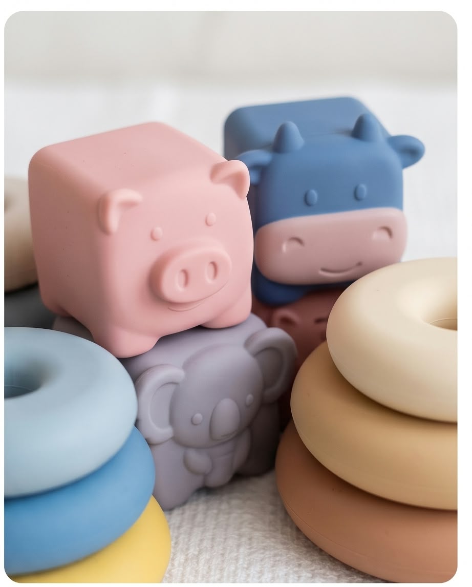 Soft Rubber Baby Set