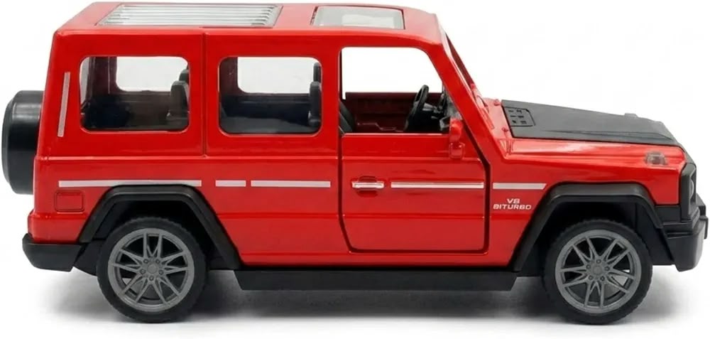 metal toy model of a Mercedes-Benz G-Class (G-Wagon) SUV