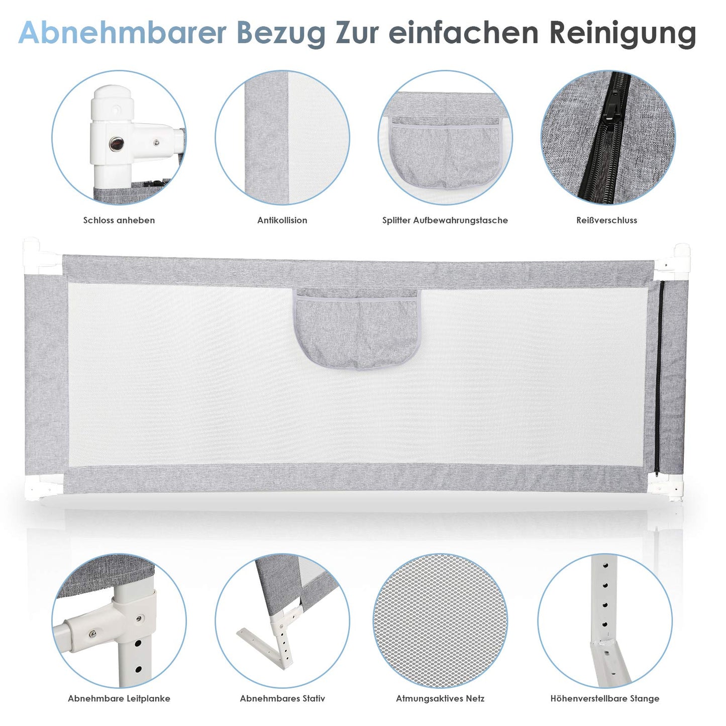 150 cm Bed Rail Protection
