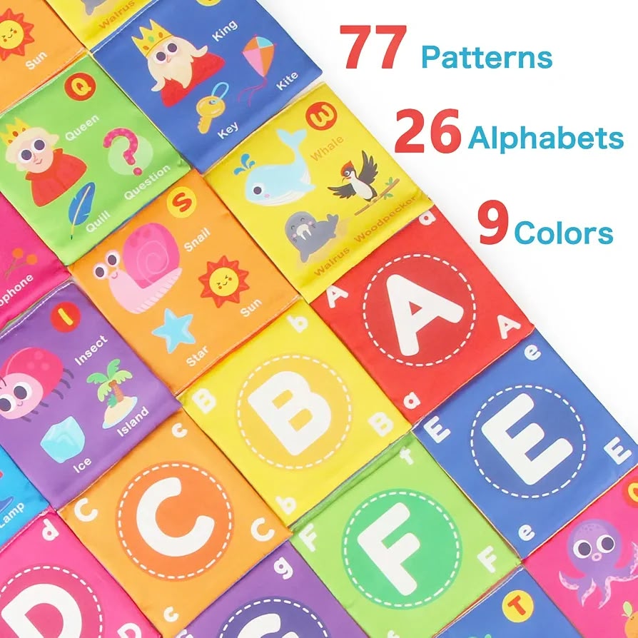 Soft Alphabet Card educational toy set