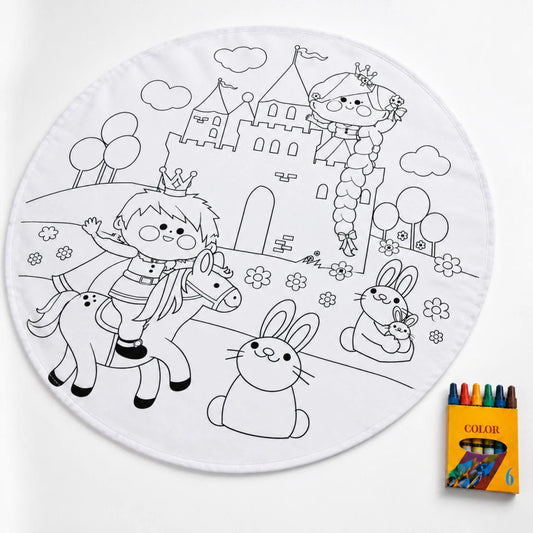 coloring children's drawing canvas
