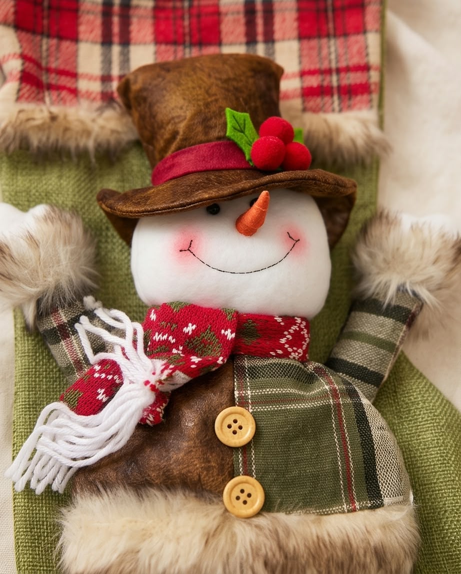 Jingle Jollys 3D Plush Christmas Stockings