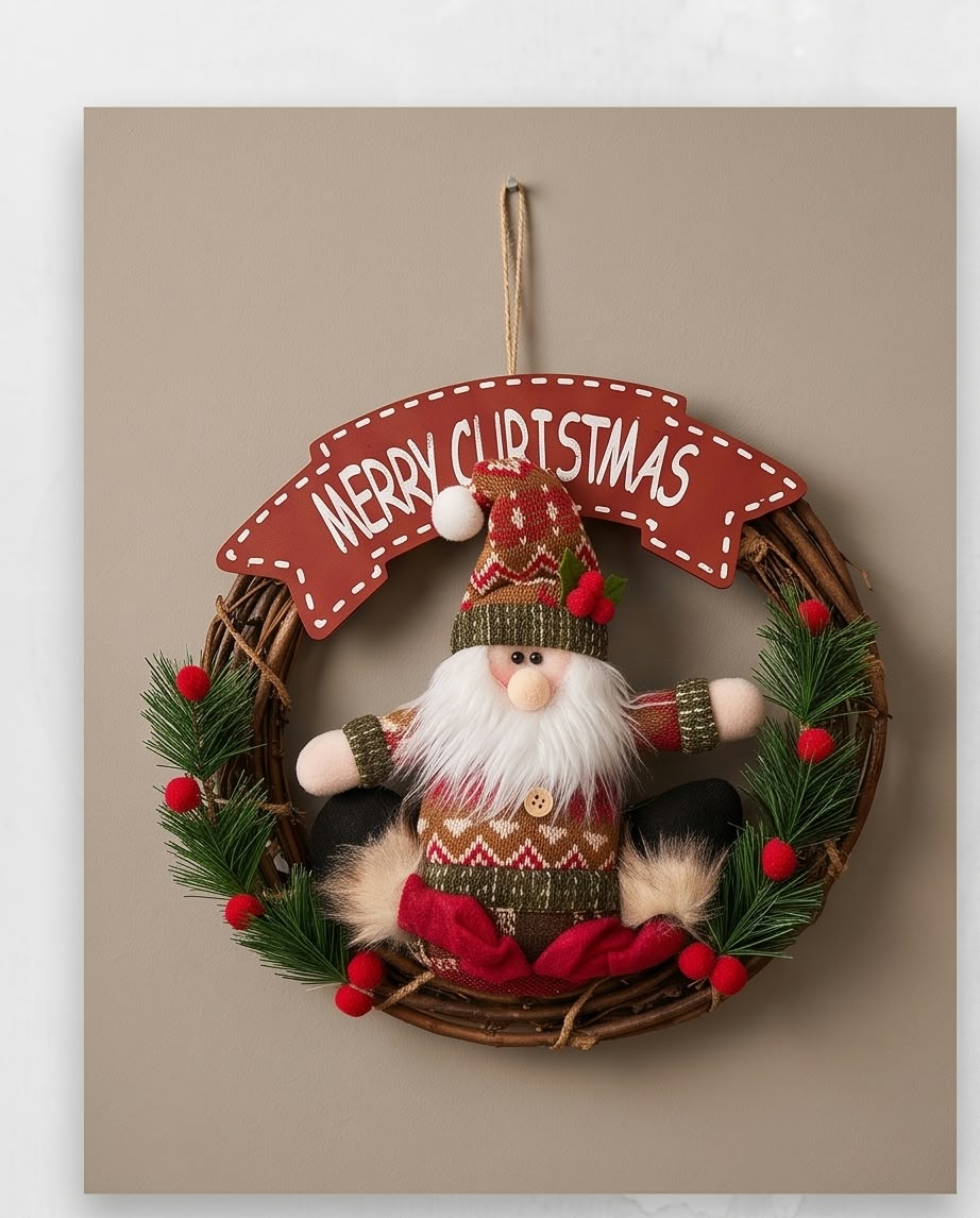 "Merry Christmas" banner