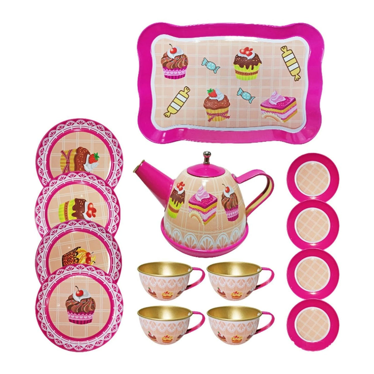 afternoon tea and dessert pretend-play set