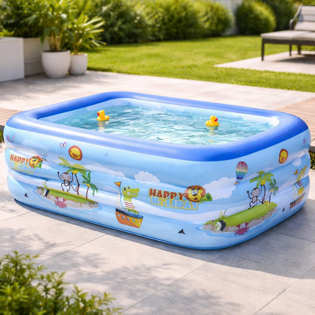 Family rectangular pool