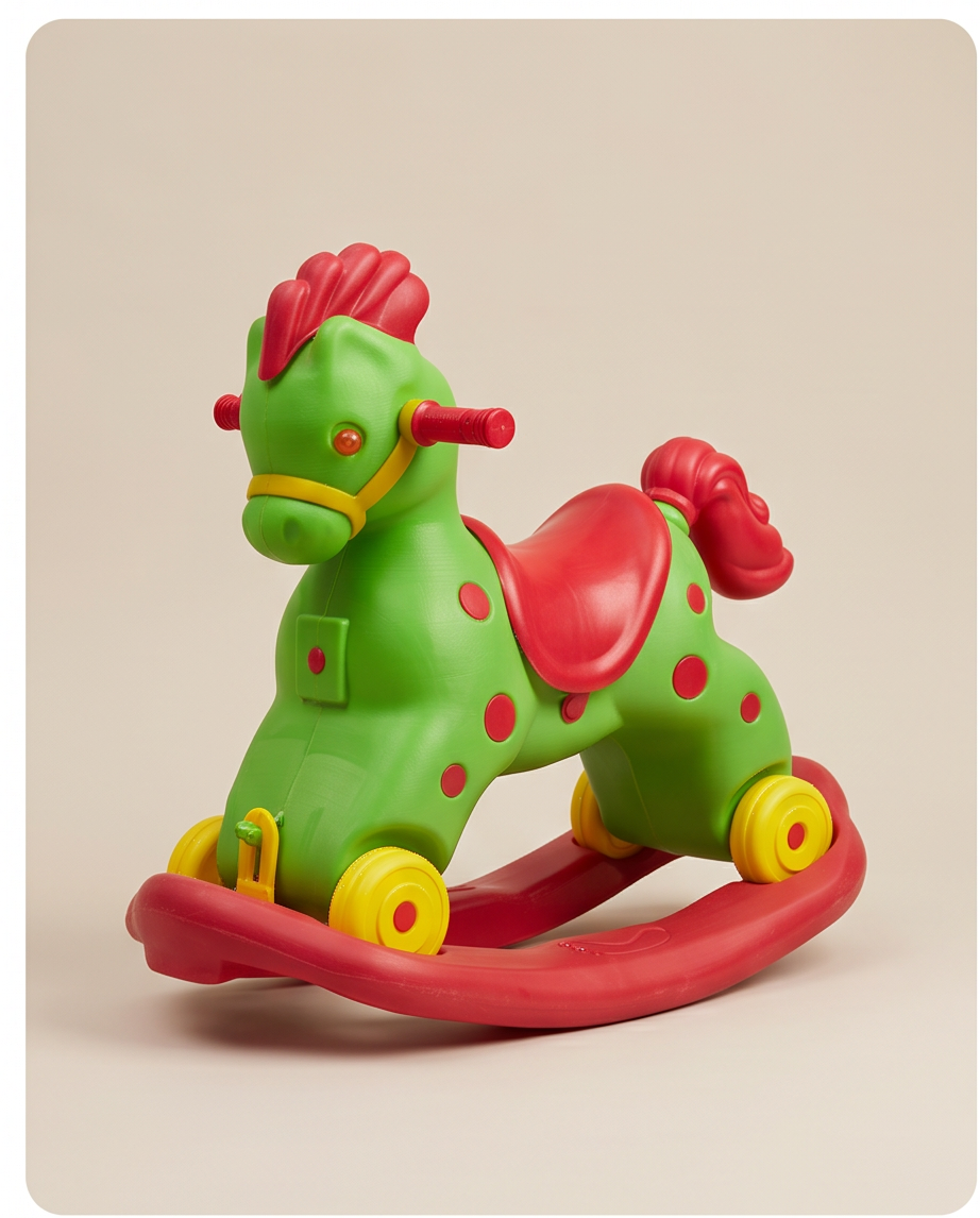 horse pony plastic rocker