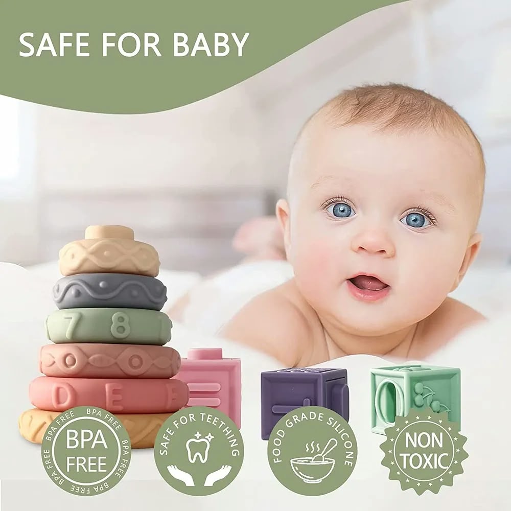 3-in-1 Montessori baby toy set