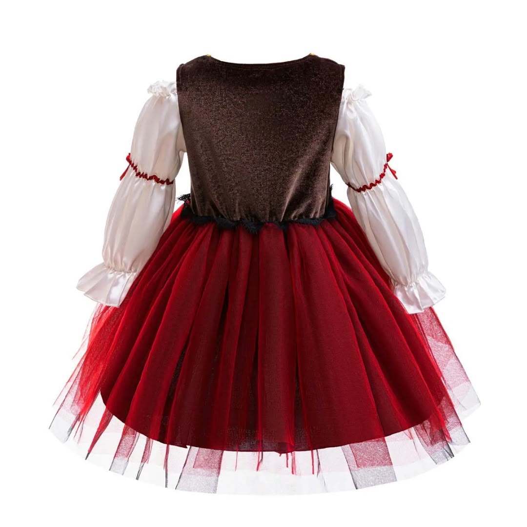 children's Halloween Girl Pirate Princess Costume Dress
