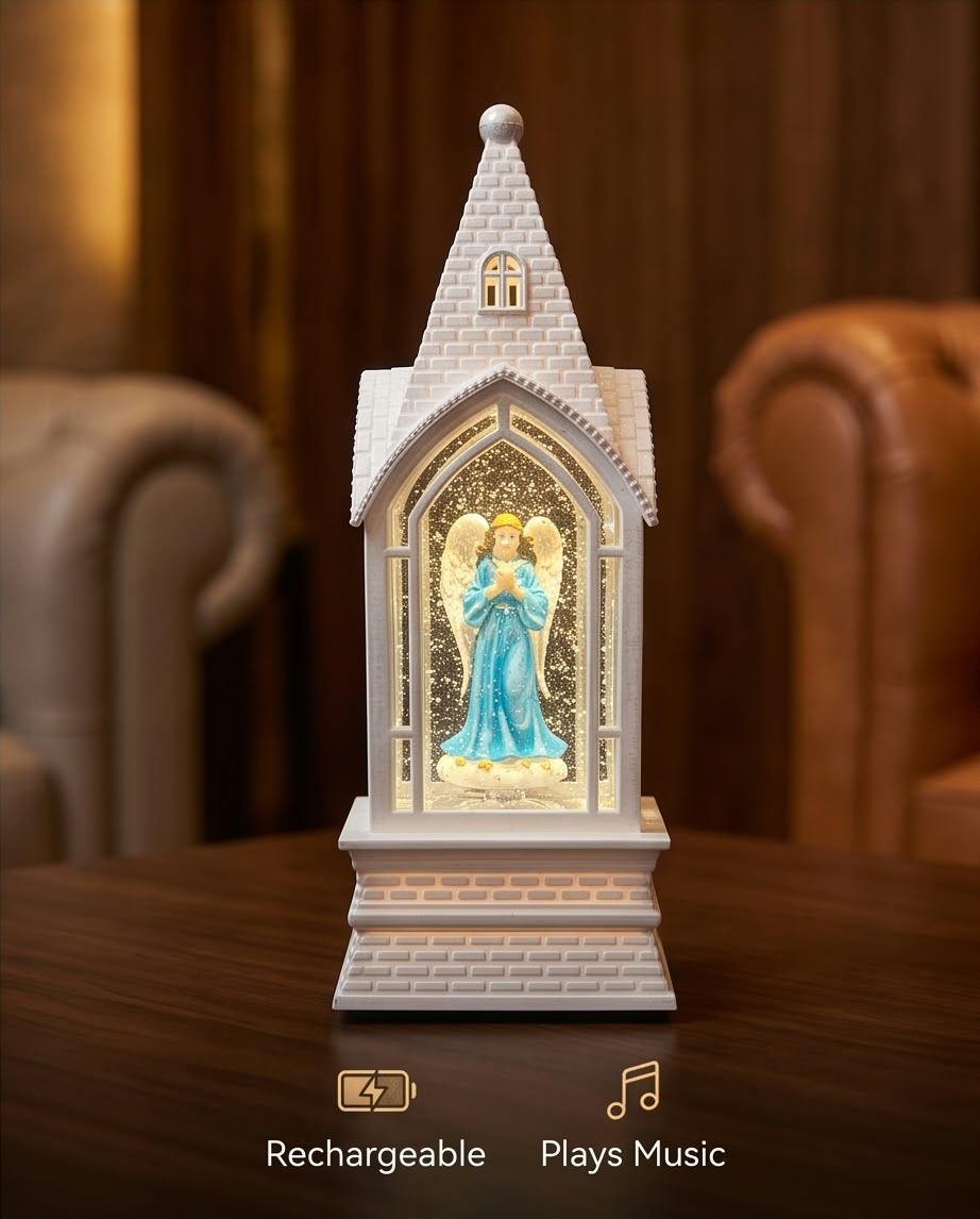 Christmas Snow Globe Lantern