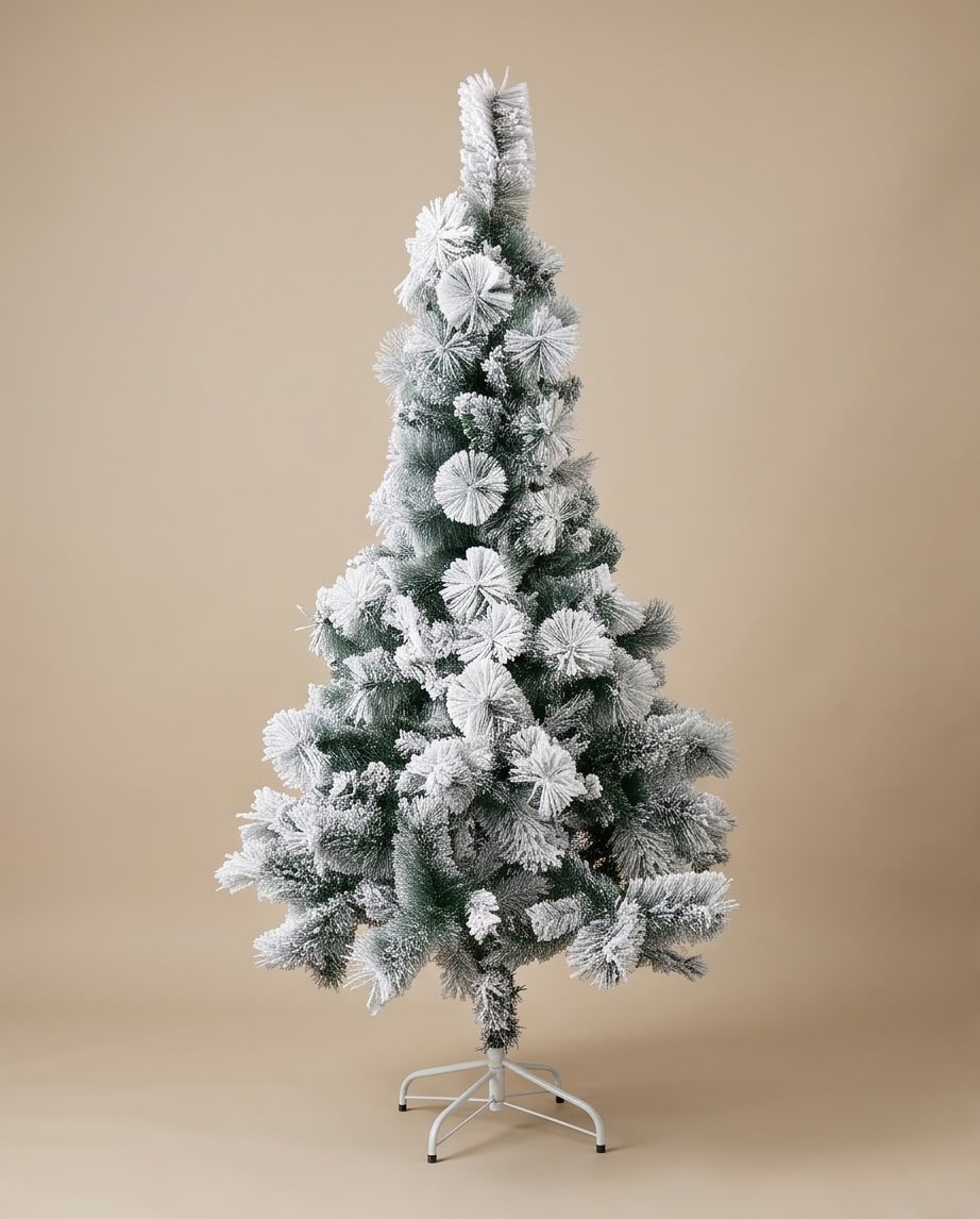 Snowy christmas tree