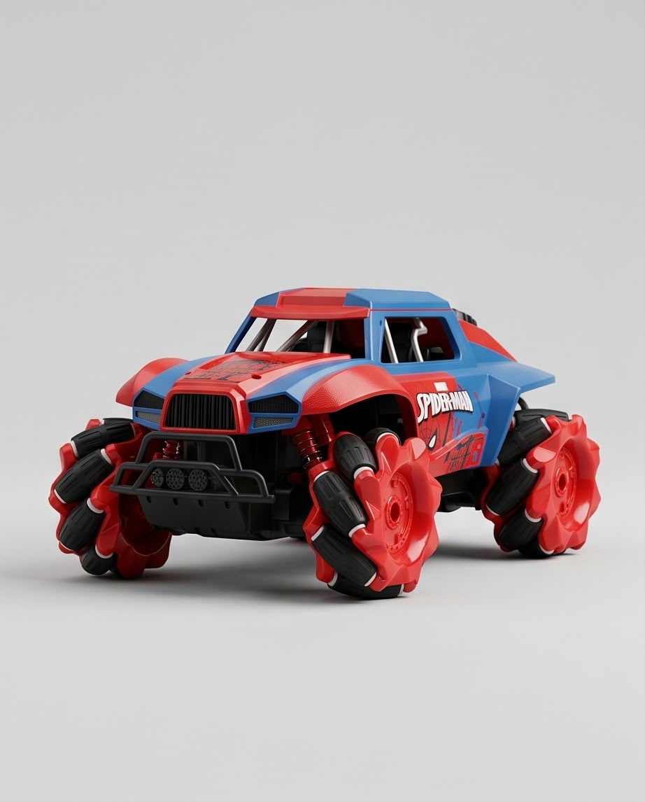Spider-Man RC (Remote Control) 4x4 Stunt Car