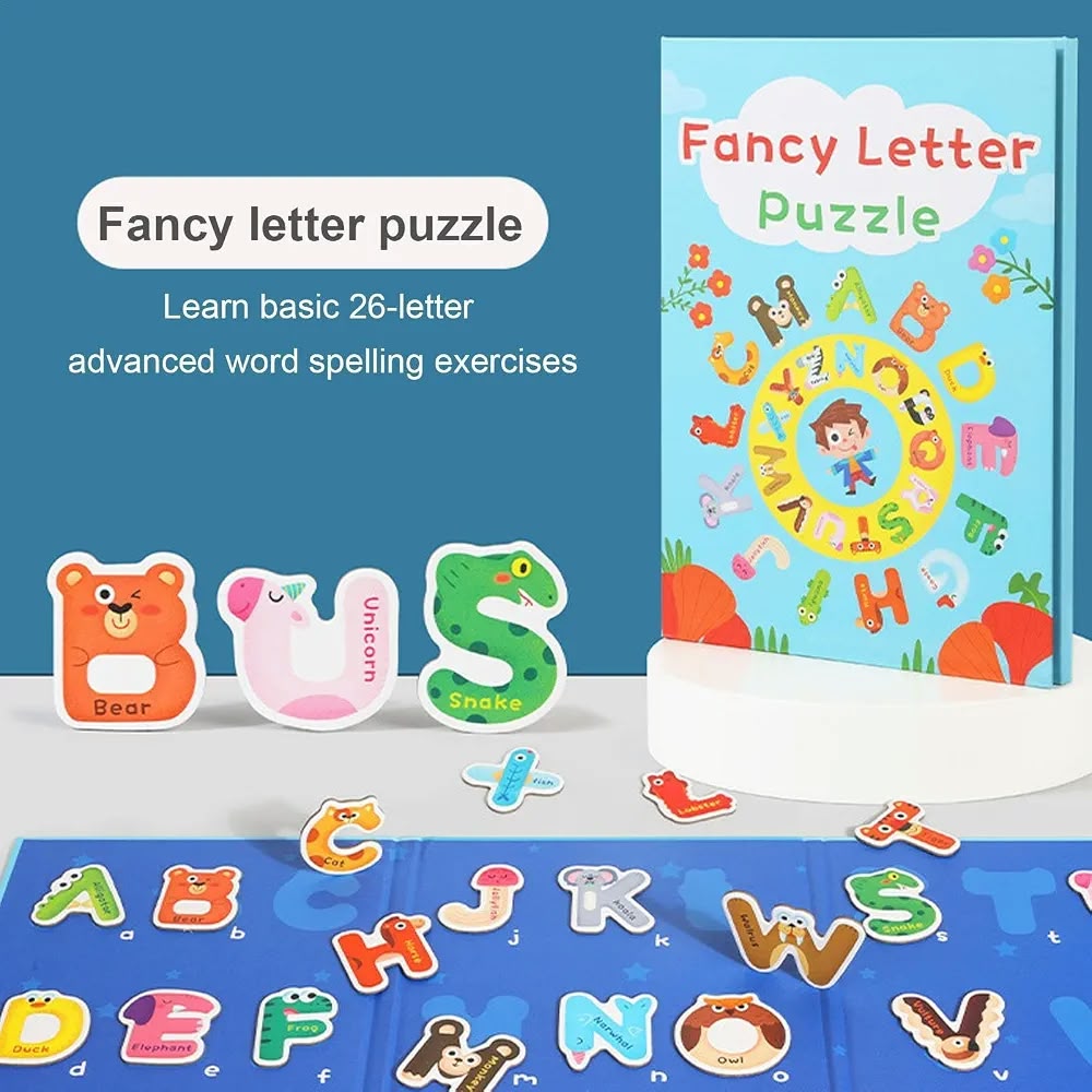 Fancy Letter Puzzle or Magnetic items Puzzle Book