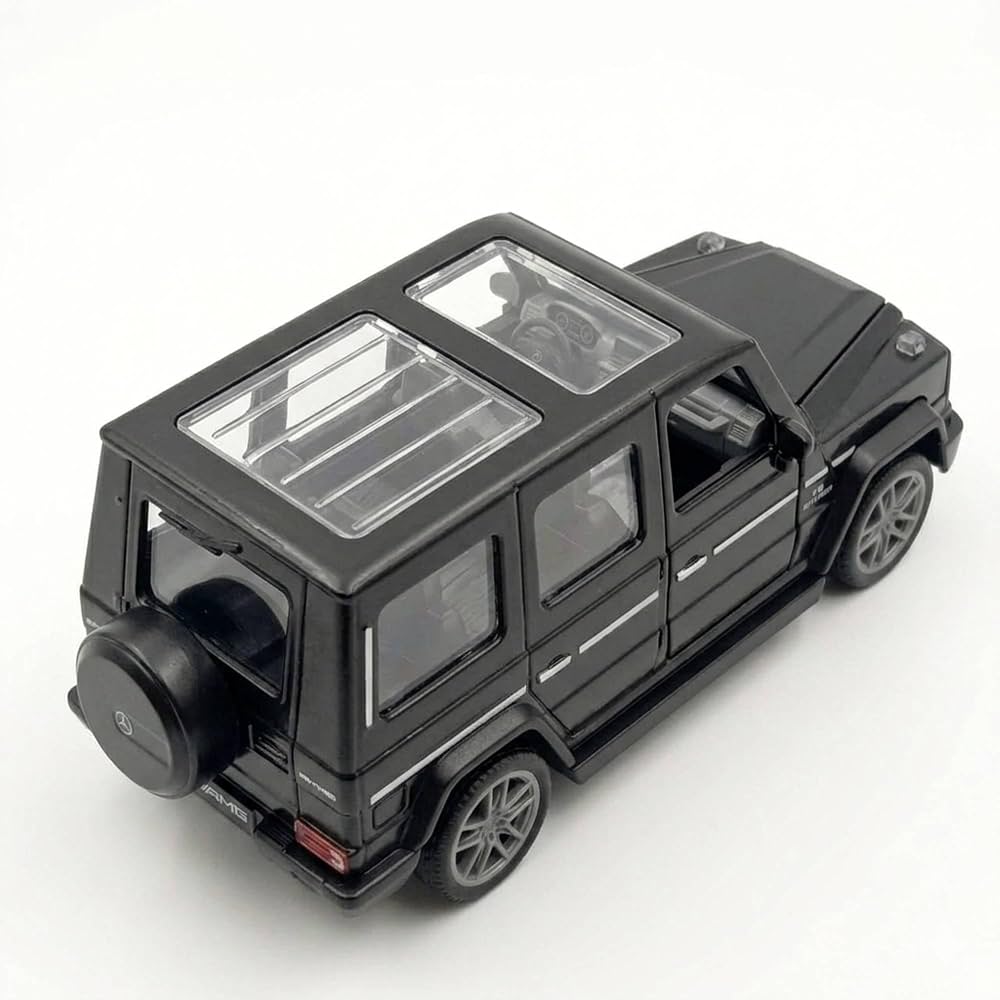 metal toy model of a Mercedes-Benz G-Class (G-Wagon) SUV