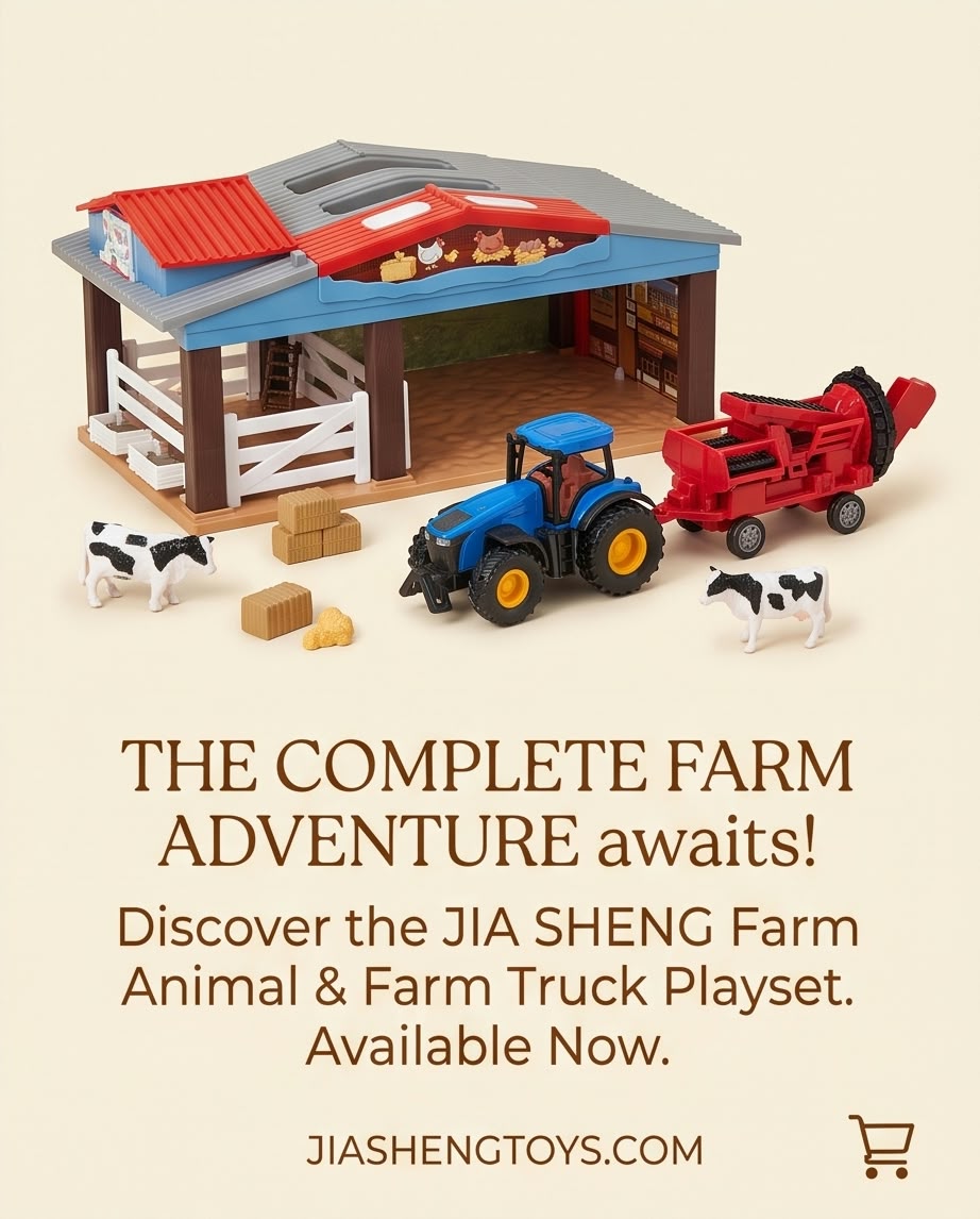 Farm Animal & Farm Truck Playset