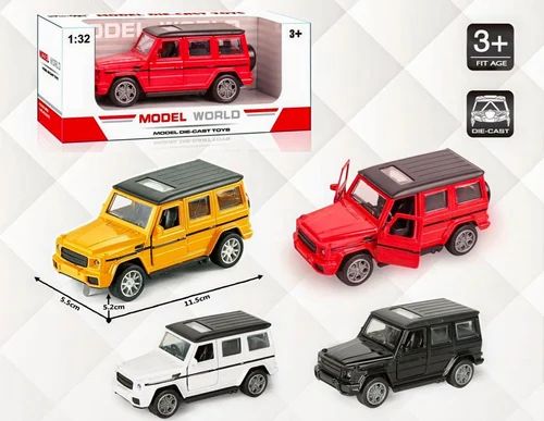 metal toy model of a Mercedes-Benz G-Class (G-Wagon) SUV