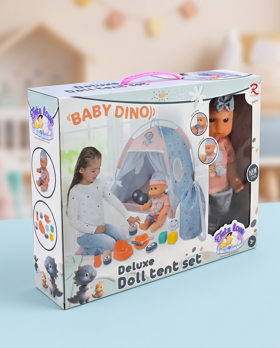 Deluxe doll tent set
