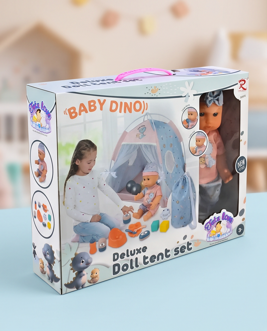 Deluxe doll tent set