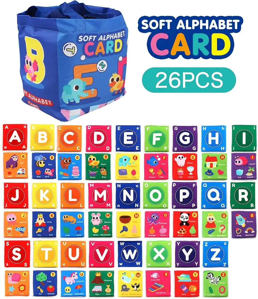 Soft Alphabet Card educational toy set