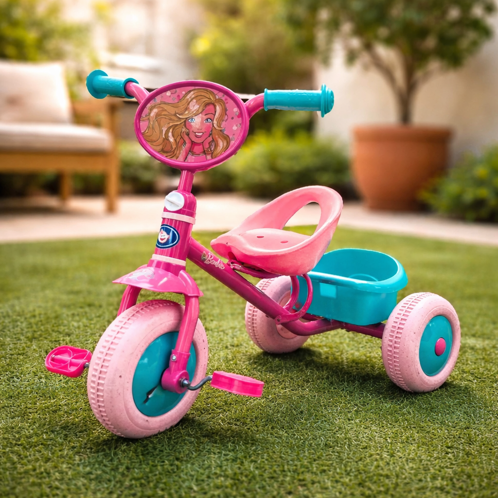 Toddlers bike cartoon