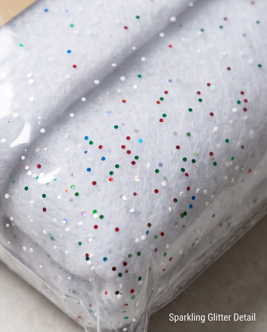 Glittered Snow Blanket
