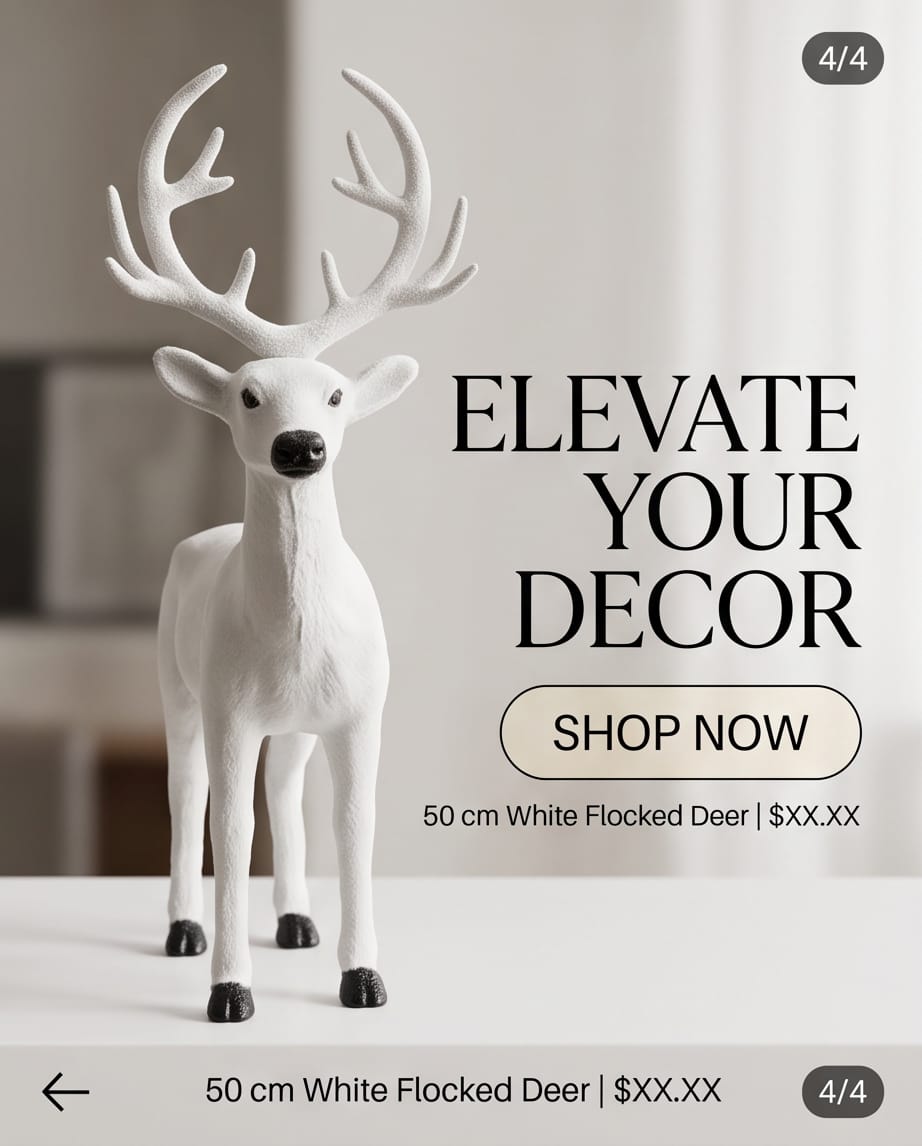 decorative deer figurine