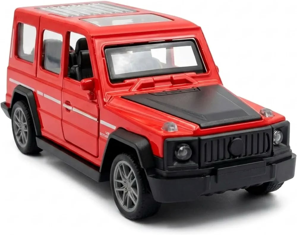 metal toy model of a Mercedes-Benz G-Class (G-Wagon) SUV
