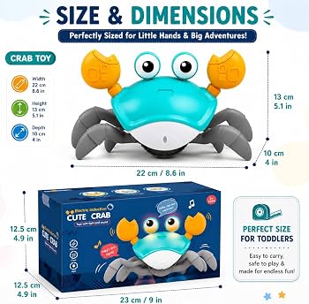 Crawly the Cute Crab baby toy