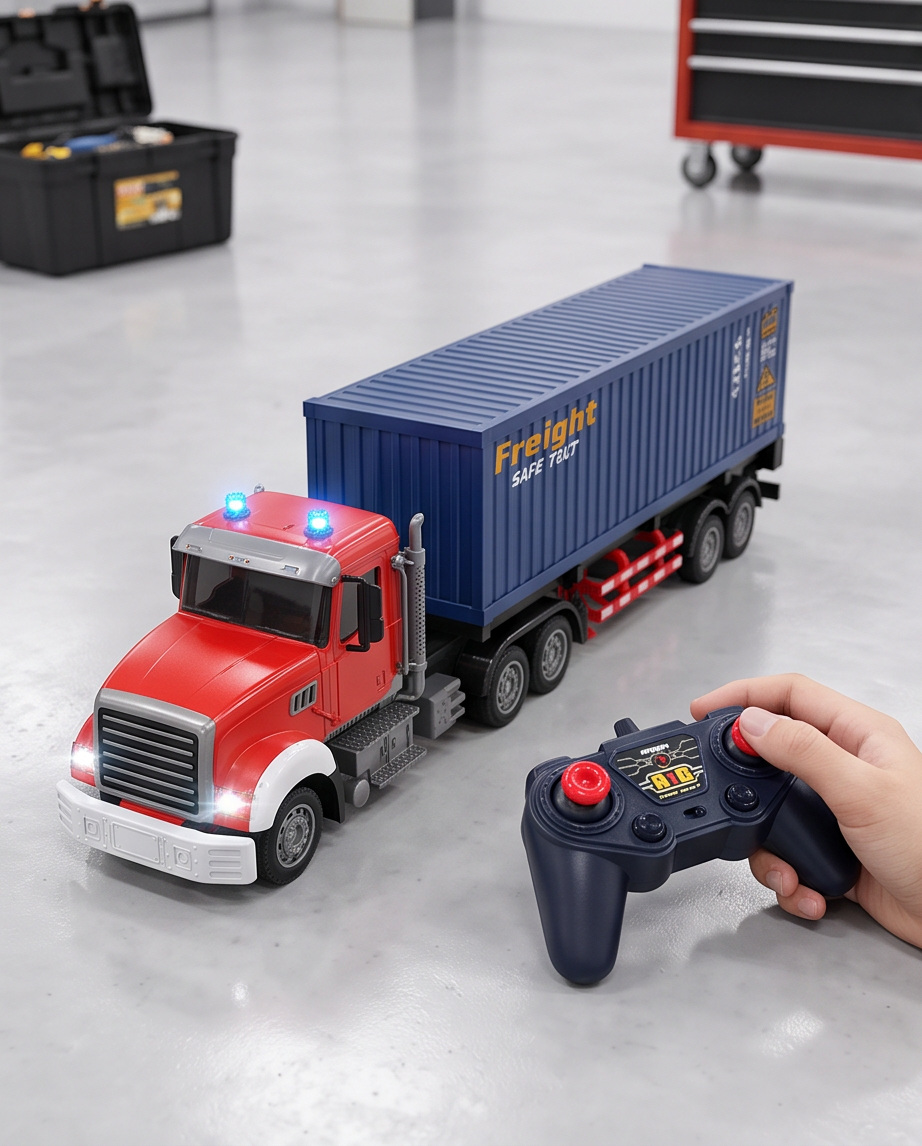 Transformable truck with remote control