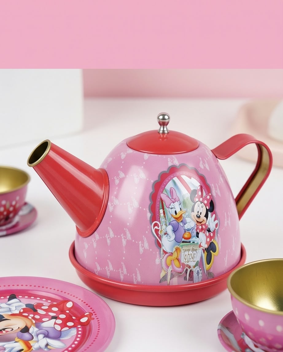 Minnie Mouse Metal Tea Set