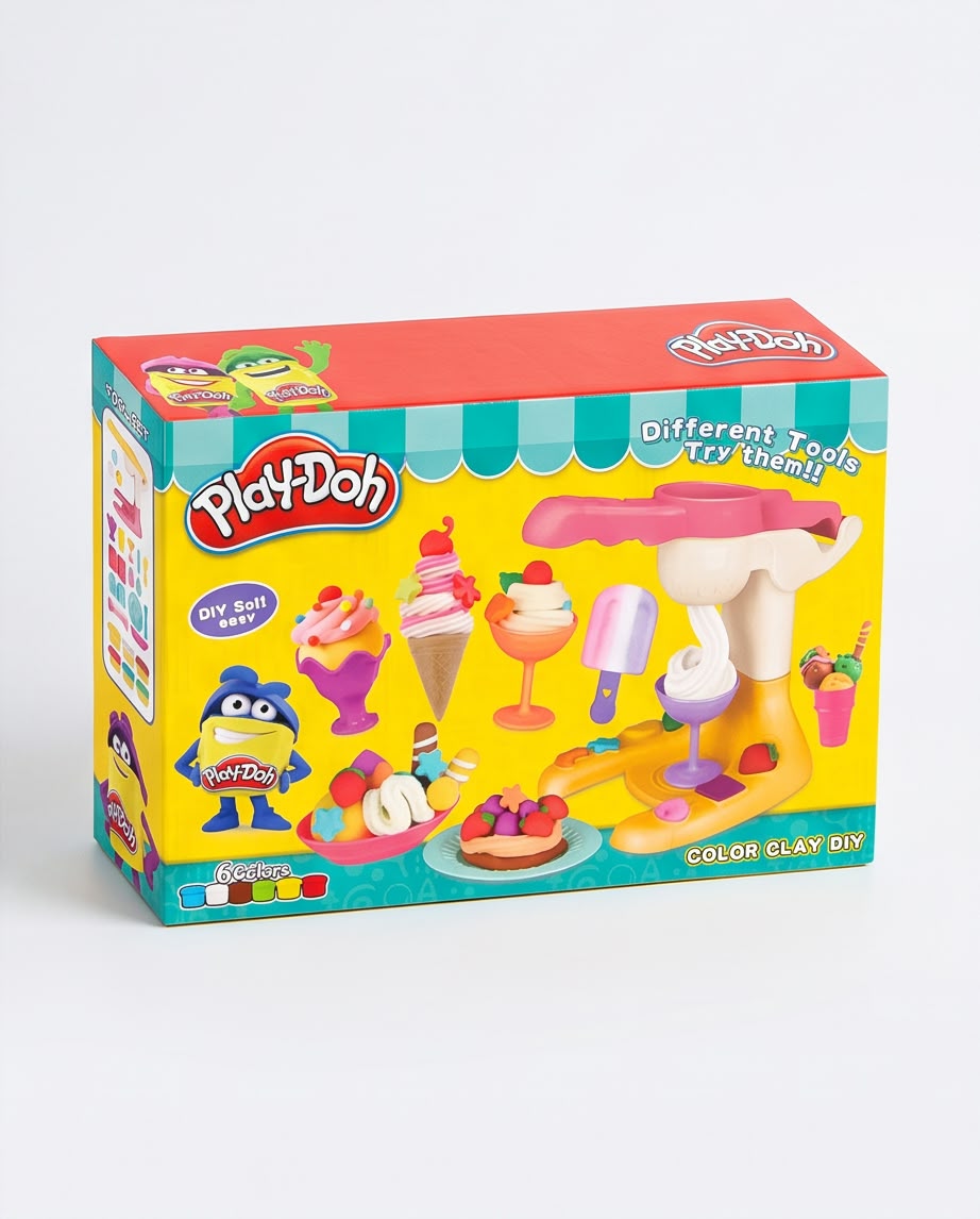 Play-Doh Color Clay DIY Ice Cream / Confectionery Playset