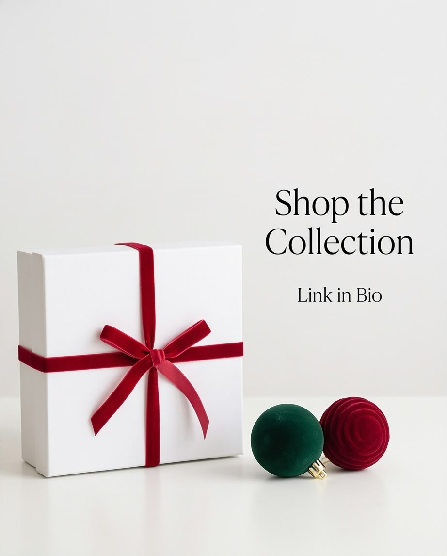 velvet-flocked Christmas tree ornaments