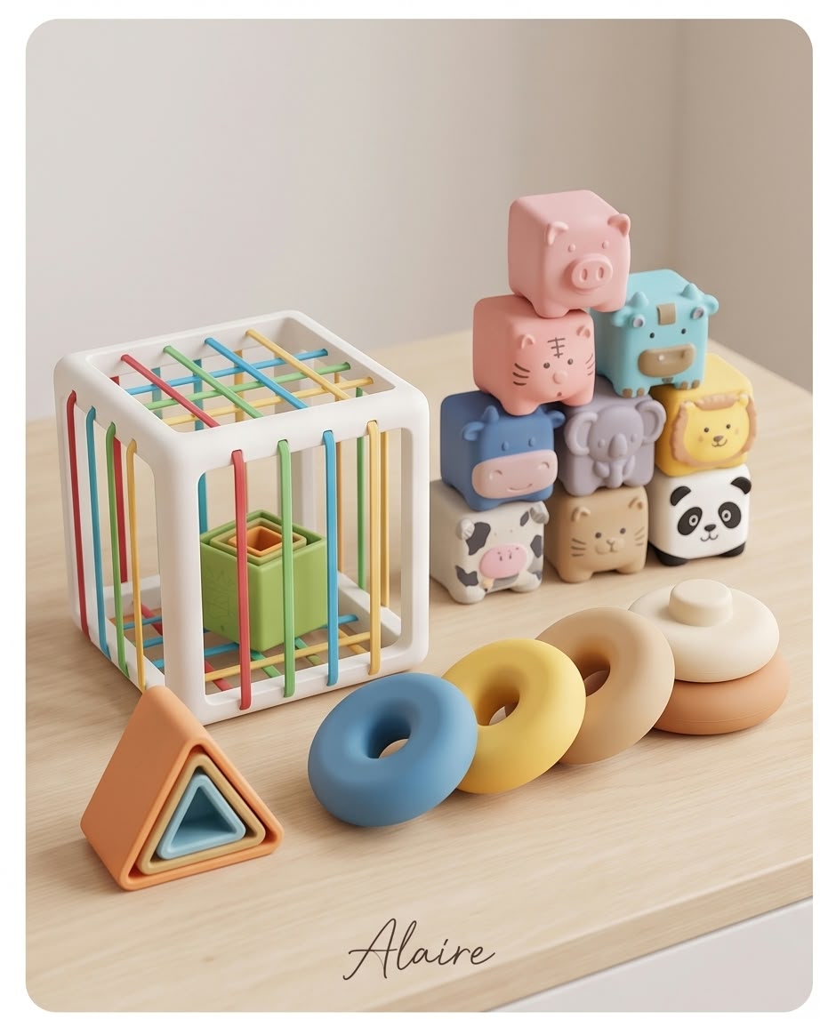 Soft Rubber Baby Set