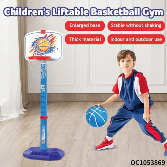 4-in-1 adjustable kids' sports and basketball hoop set