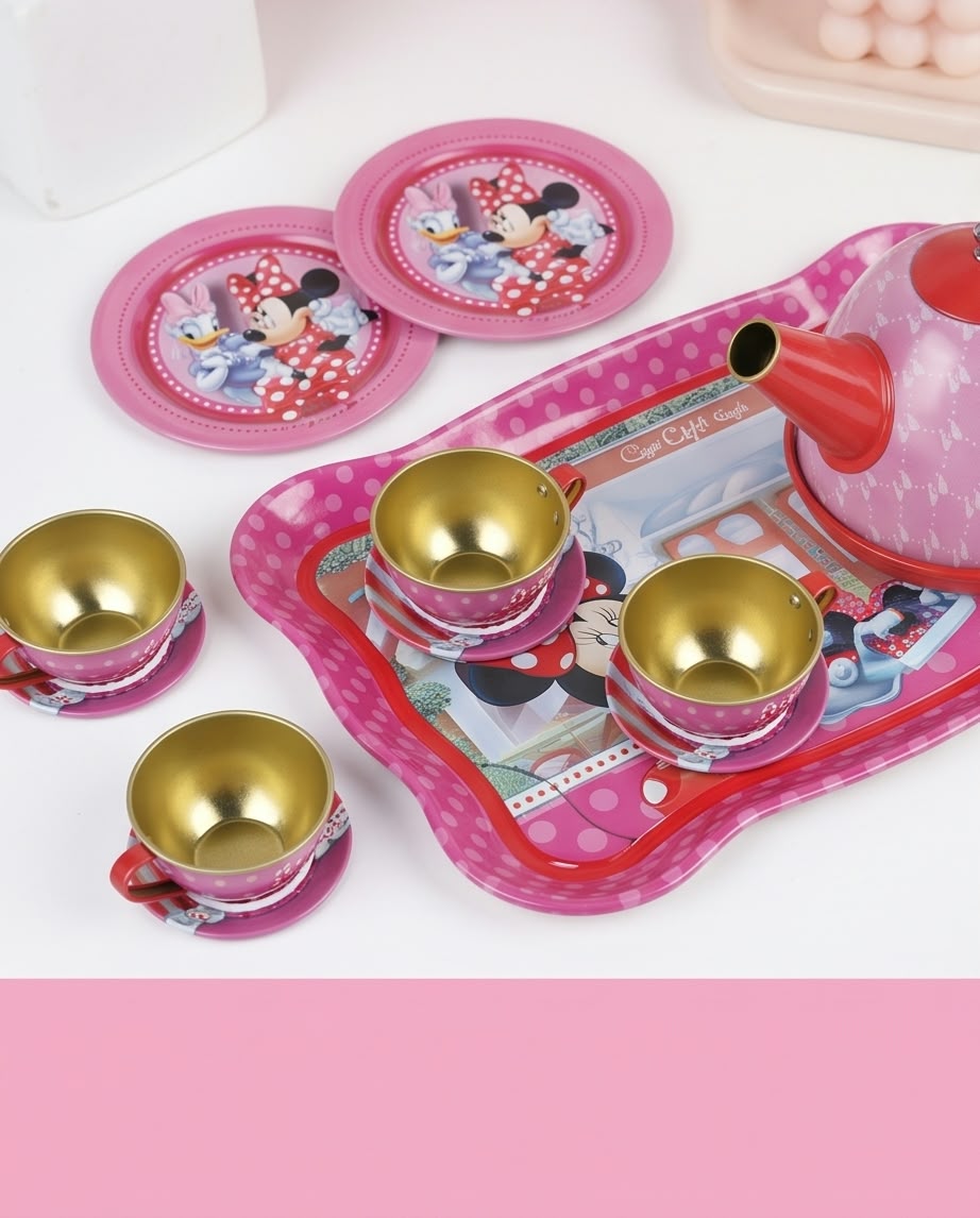 Minnie Mouse Metal Tea Set