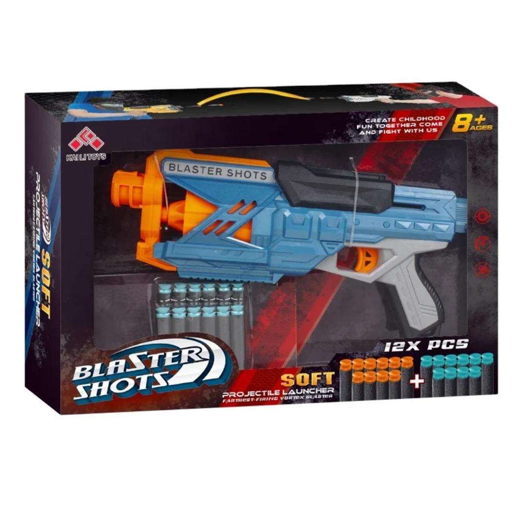 Blaster shoots
