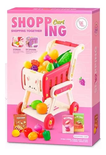 shopping cart toy set