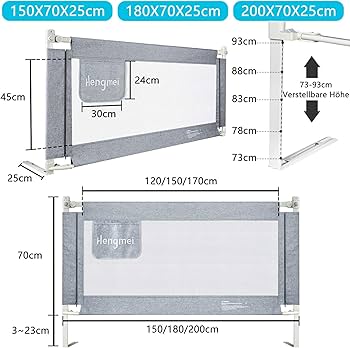 150 cm Bed Rail Protection