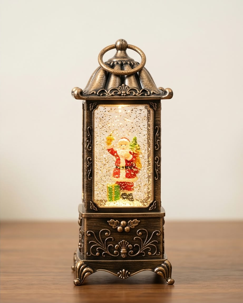 Christmas tree musical lighted water lantern