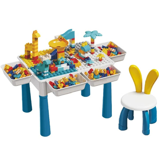 Building block table and chair set