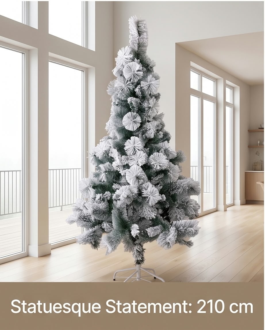 Snowy christmas tree