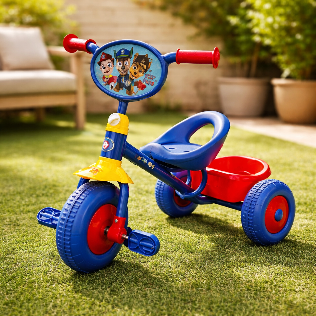 Toddlers bike cartoon