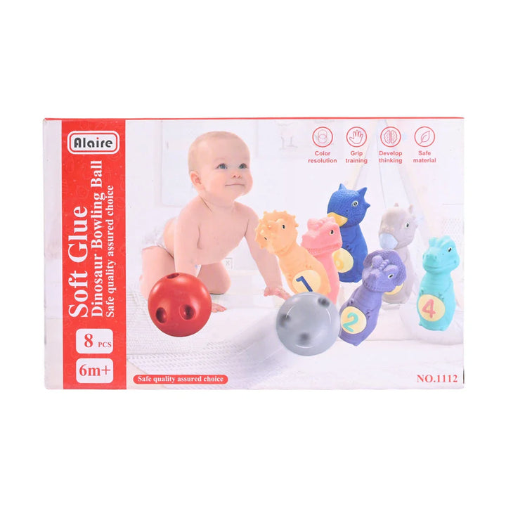 Dinosaur Bowling Ball and Pin Set
