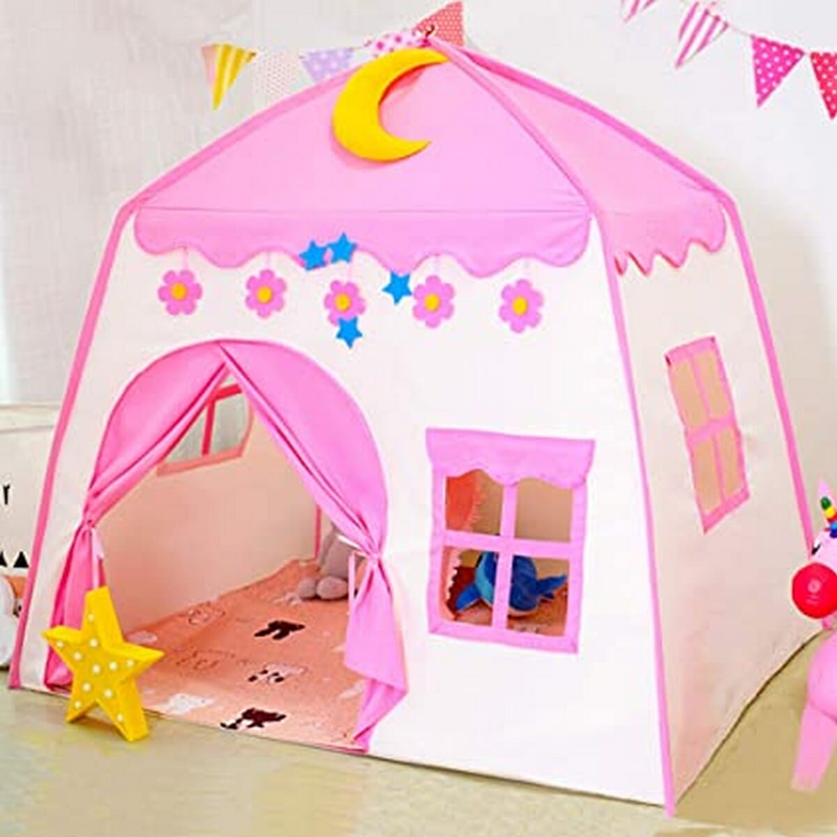 Children's princess castle play tent
