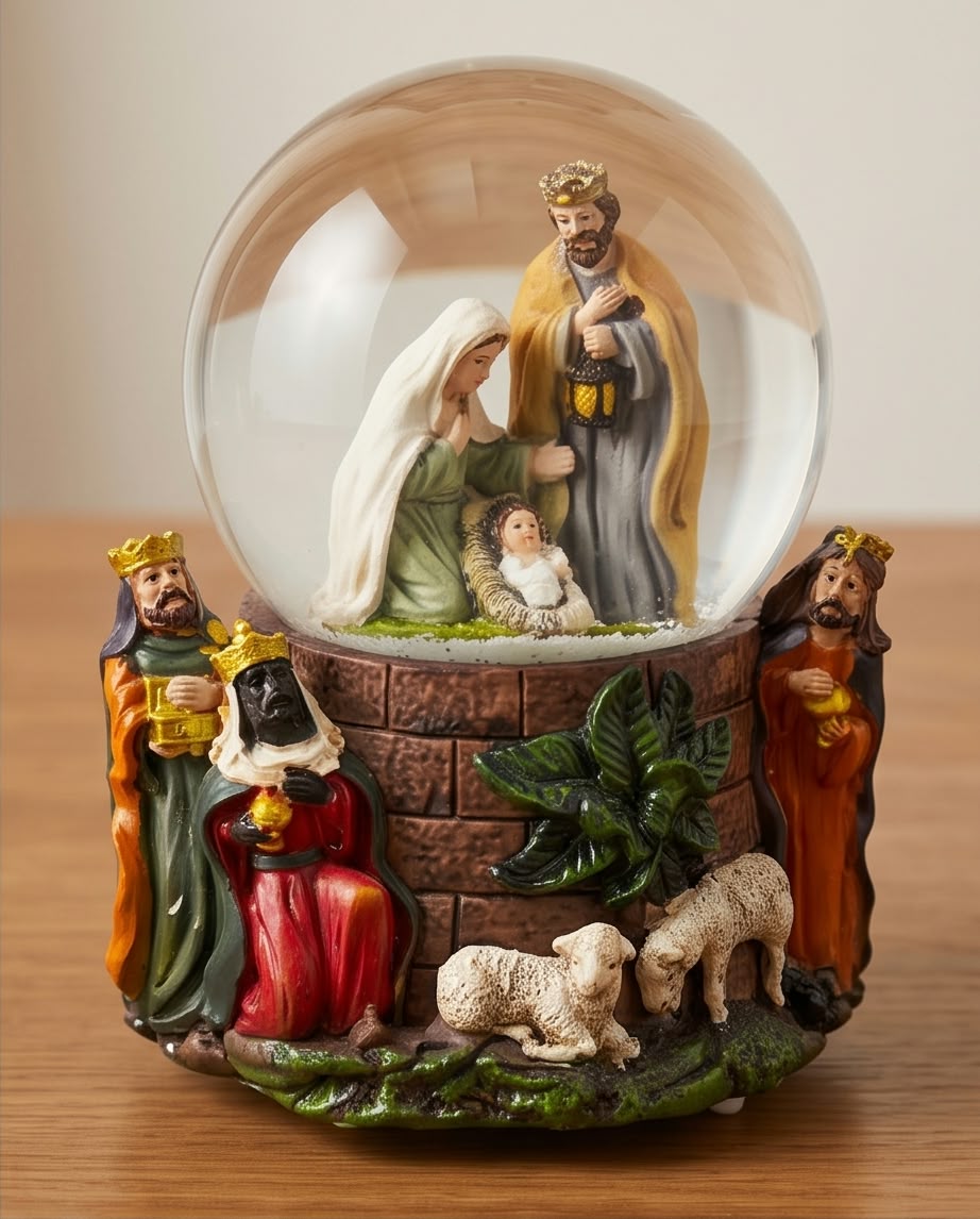 Nativity Scene Snow Globe