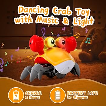 Crawly the Cute Crab baby toy