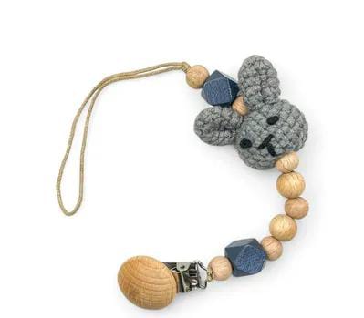 crochet baby pacifier clip / soother holder