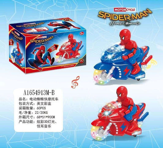 Spiderman Glowing Motorcycle