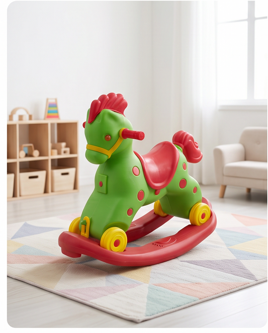 horse pony plastic rocker