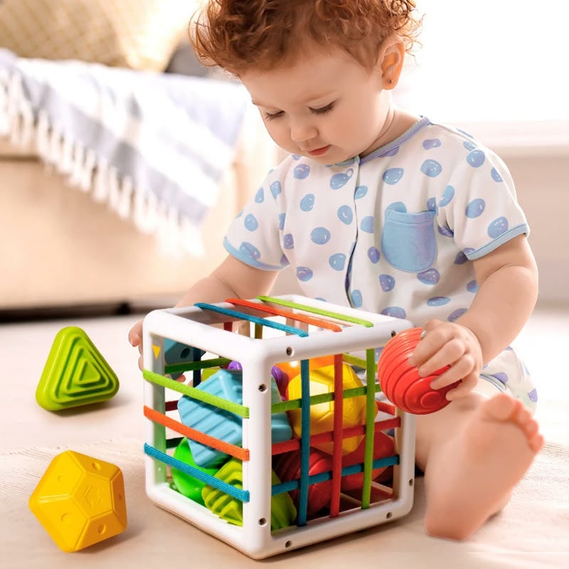 Playkidiz Shape Sorter Baby Toy Activity Cube