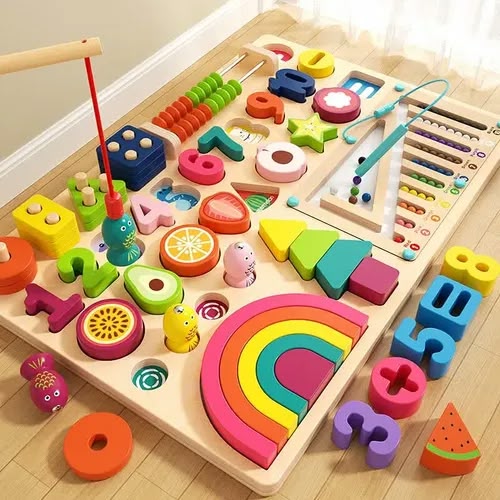 Montessori Wooden Educational Board